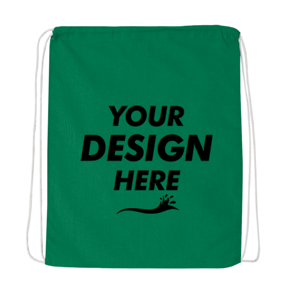 Q-Tees Economical Sport Pack, Kelly, Front view, Mockup