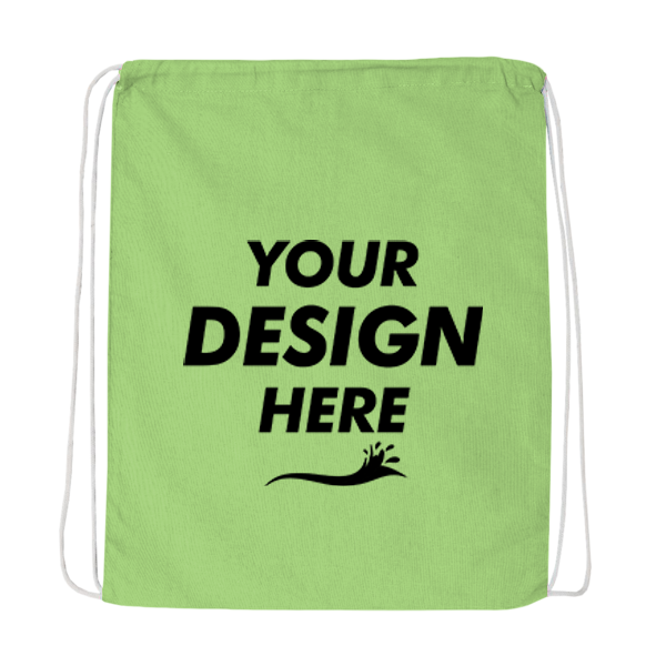 Q-Tees Economical Sport Pack, Lime, Front view, Mockup