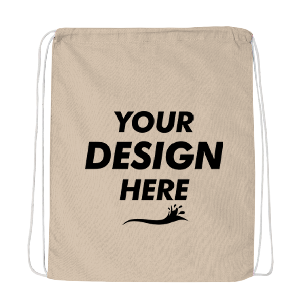 Q-Tees Economical Sport Pack, Natural, Front view, Mockup