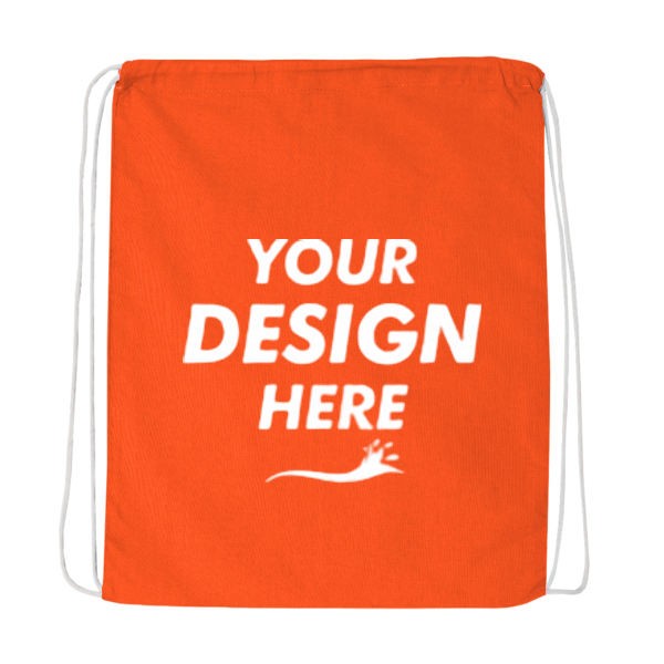 Q-Tees Economical Sport Pack, Orange, Front view, Mockup