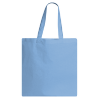 Q-Tees Economical Tote, Carolina Blue, Back view