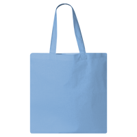 Q-Tees Economical Tote, Carolina Blue, Front view