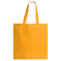 Q-Tees Economical Tote, Gold, Back view