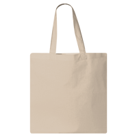Q-Tees Economical Tote, Natural, Front view
