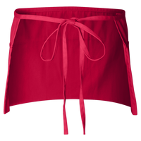 Q-Tees Waist Apron with Pockets, Red, Back view