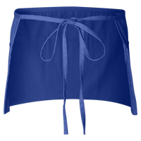 Q-Tees Waist Apron with Pockets, Royal, Back view