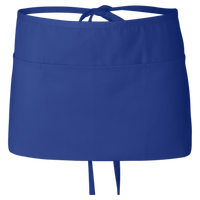 Q-Tees Waist Apron with Pockets, Royal, Front view