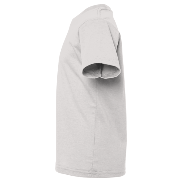 Rabbit Skins Infant Fine Jersey Tee, Ash, Left Sleeve view