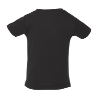 Rabbit Skins Infant Fine Jersey Tee, Black, Back view