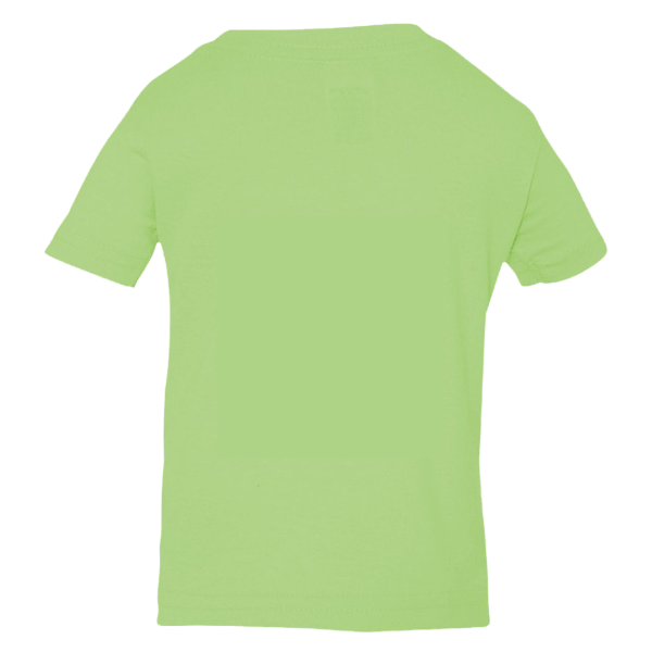 Rabbit Skins Infant Fine Jersey Tee, Key Lime, Back view