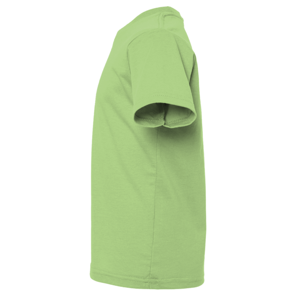 Rabbit Skins Infant Fine Jersey Tee, Key Lime, Left Sleeve view
