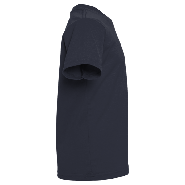 Rabbit Skins Infant Fine Jersey Tee, Navy, Right Sleeve view
