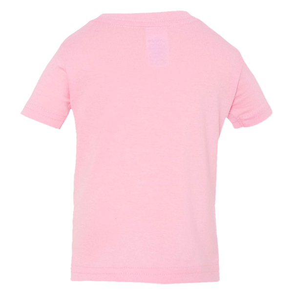 Rabbit Skins Infant Fine Jersey Tee, Pink, Back view