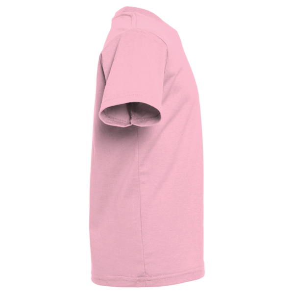 Rabbit Skins Infant Fine Jersey Tee, Pink, Right Sleeve view