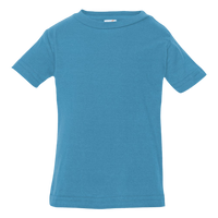 Rabbit Skins Infant Fine Jersey Tee, Turquoise, Front view