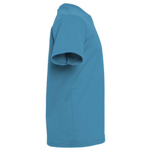 Rabbit Skins Infant Fine Jersey Tee, Turquoise, Right Sleeve view