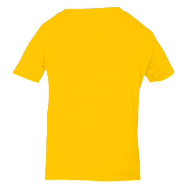 Rabbit Skins Infant Fine Jersey Tee, Yellow, Back view