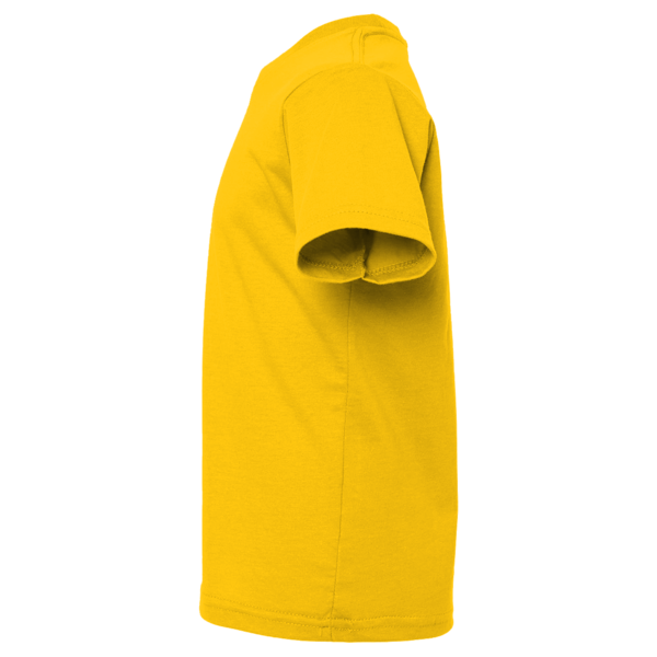 Rabbit Skins Infant Fine Jersey Tee, Yellow, Left Sleeve view