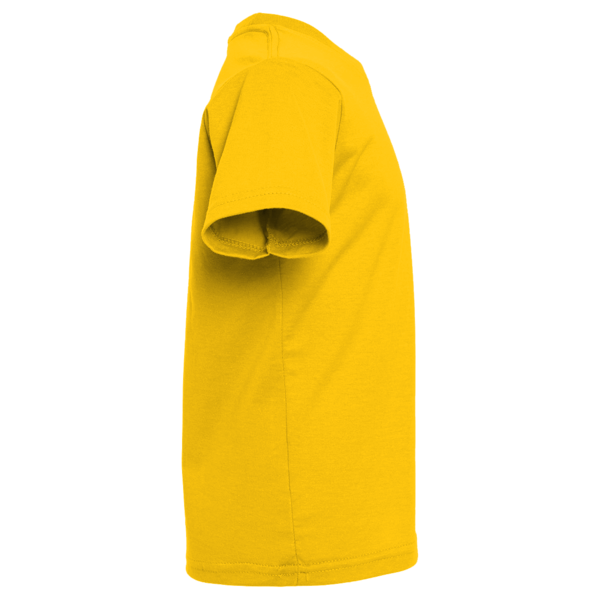 Rabbit Skins Infant Fine Jersey Tee, Yellow, Right Sleeve view