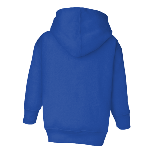 Rabbit Skins Toddler Full-Zip Fleece Hoodie, Royal, Back view