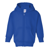 Rabbit Skins Toddler Full-Zip Fleece Hoodie, Royal, Front view