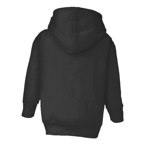 Rabbit Skins Toddler Full-Zip Fleece Hoodie, Vintage Smoke, Back view