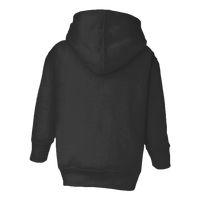 Rabbit Skins Toddler Full-Zip Fleece Hoodie, Vintage Smoke, Back view