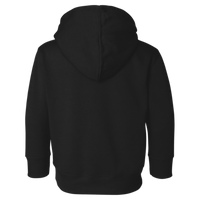 Rabbit Skins Toddler Pullover Fleece Hoodie, Black, Back view