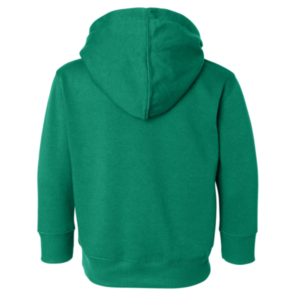 Rabbit Skins Toddler Pullover Fleece Hoodie, Kelly, Back view