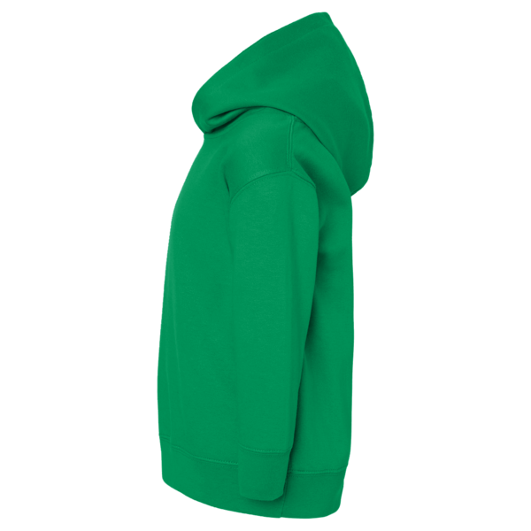 Rabbit Skins Toddler Pullover Fleece Hoodie, Kelly, Left Sleeve view