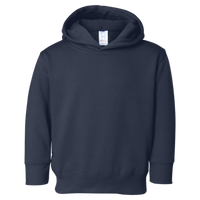 Rabbit Skins Toddler Pullover Fleece Hoodie, Navy, Front view