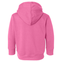 Rabbit Skins Toddler Pullover Fleece Hoodie, Raspberry, Back view