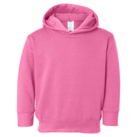 Rabbit Skins Toddler Pullover Fleece Hoodie, Raspberry, Front view