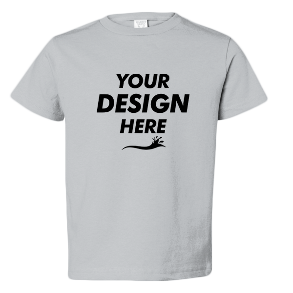 Rabbit Skins Youth Juvy T-Shirt, Heather, Front view, Mockup