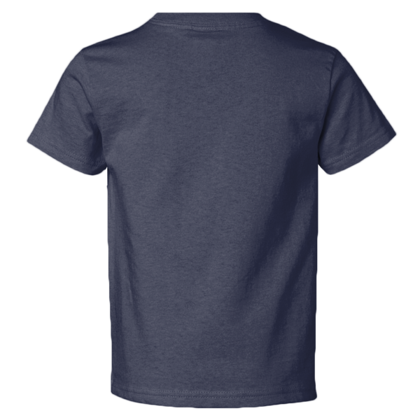 Rabbit Skins Youth Juvy T-Shirt, Navy, Back view
