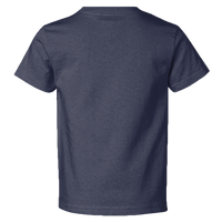 Rabbit Skins Youth Juvy T-Shirt, Navy, Back view