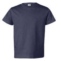 Rabbit Skins Youth Juvy T-Shirt, Navy, Front view
