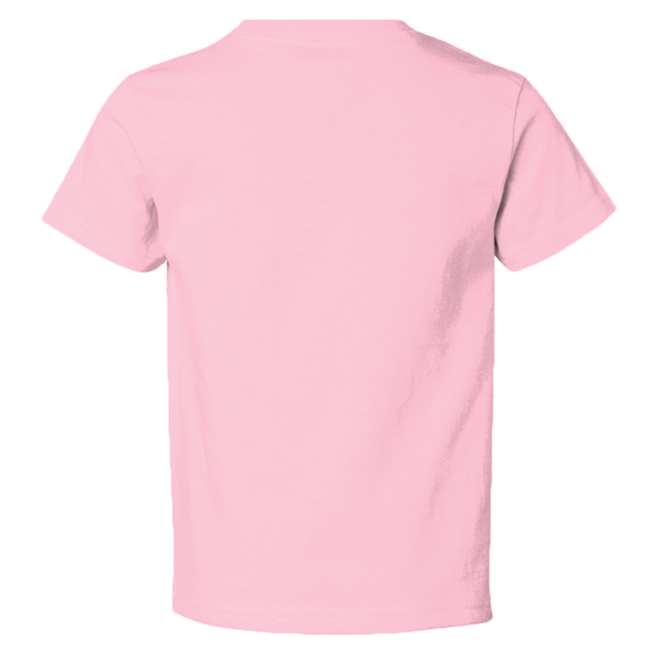 Rabbit Skins Youth Juvy T-Shirt, Pink, Back view