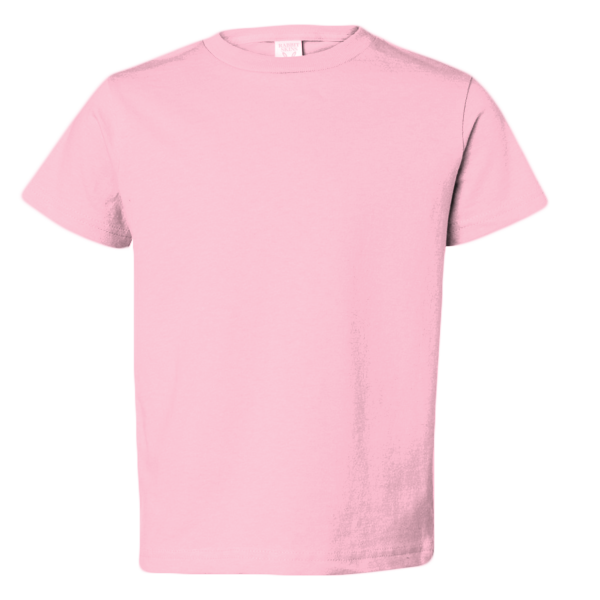 Rabbit Skins Youth Juvy T-Shirt, Pink, Front view
