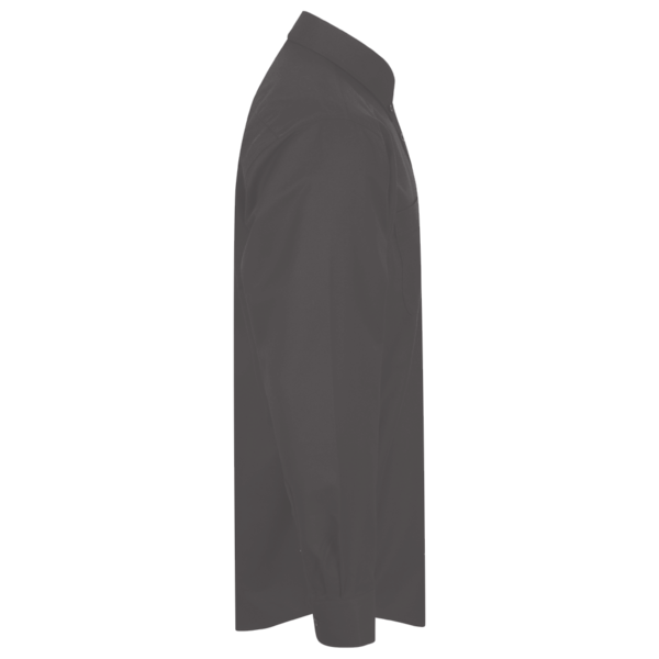 Red Kap Men's Industrial Long Sleeve Work Shirt, Charcoal / Charcoal / Charcoal, Right Sleeve view