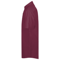 Red Kap Men's Industrial Short Sleeve Work Shirt, Burgundy / Burgundy / Burgundy, Left Sleeve view