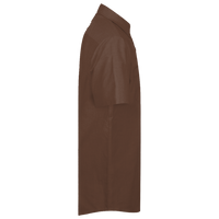 Red Kap Men's Industrial Short Sleeve Work Shirt, Chocolate Brown / Chocolate Brown / Chocolate Brown, Right Sleeve view
