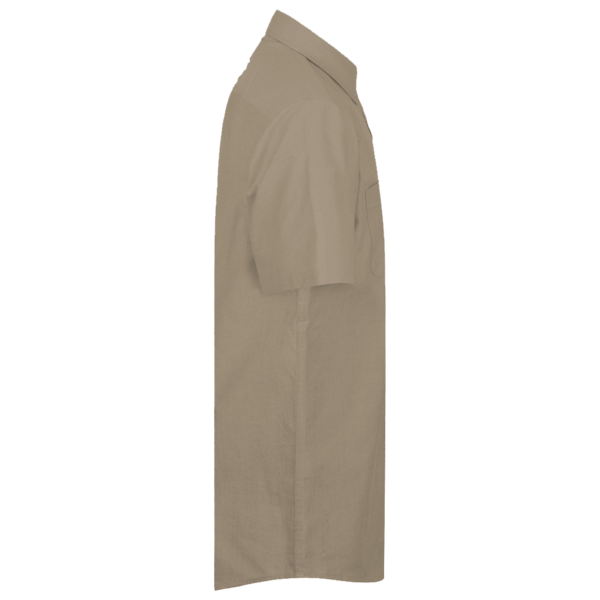 Red Kap Men's Industrial Short Sleeve Work Shirt, Khaki / Khaki / Khaki, Right Sleeve view