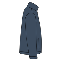Red Kap Slash Pocket Jacket, Navy, Right Sleeve (Long) view