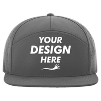 Richardson Cannon Cap, Charcoal, Front view, Mockup