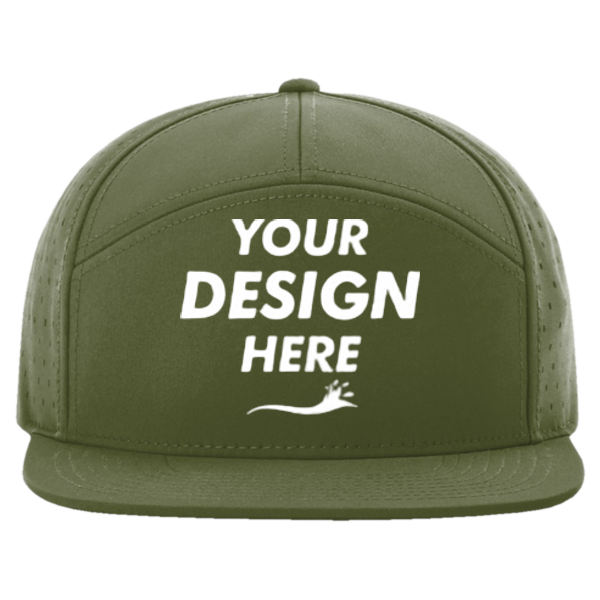 Richardson Cannon Cap, Moss, Front view, Mockup