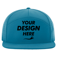 Richardson Cannon Cap, Pool Blue, Front view, Mockup