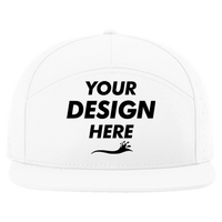 Richardson Cannon Cap, White, Front view, Mockup