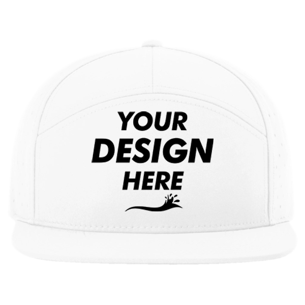 Richardson Cannon Cap, White, Front view, Mockup