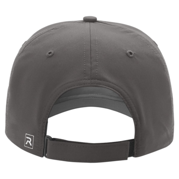 Richardson Casual Performance Lite Cap, Charcoal, Back view